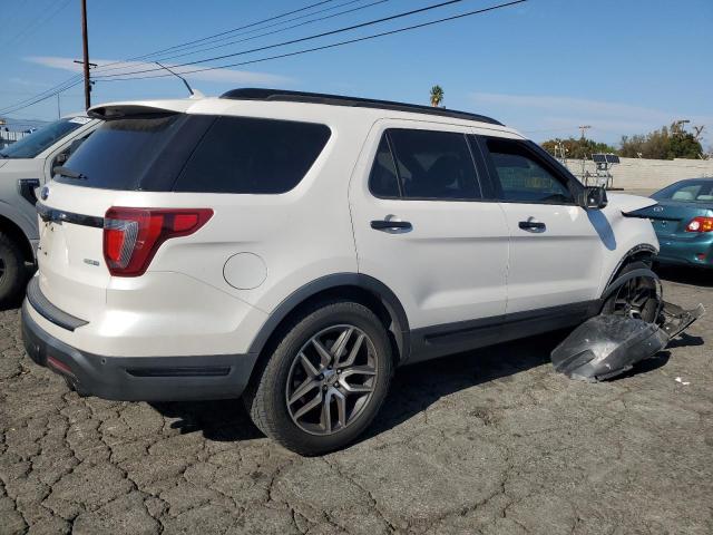 1FM5K8GT3JGC00387 - 2018 FORD EXPLORER SPORT Beyaz fotoğraf 3