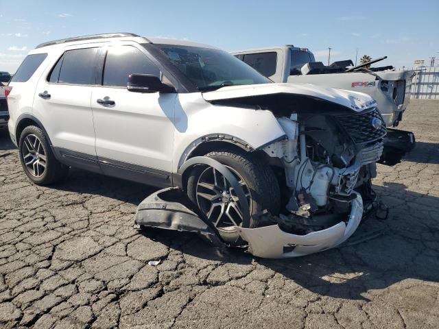 1FM5K8GT3JGC00387 - 2018 FORD EXPLORER SPORT Beyaz fotoğraf 4