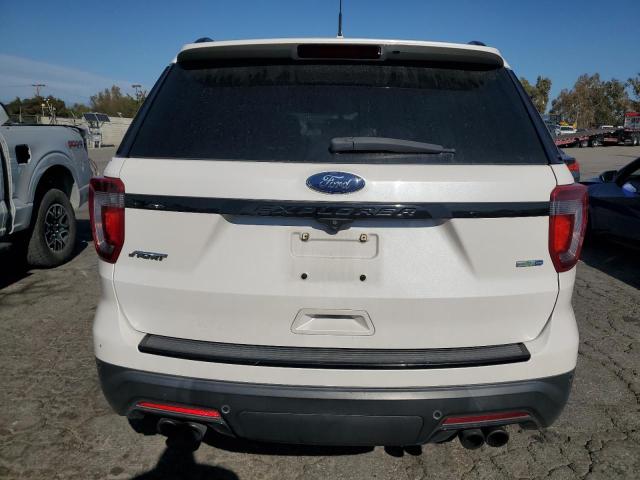 1FM5K8GT3JGC00387 - 2018 FORD EXPLORER SPORT Beyaz fotoğraf 6