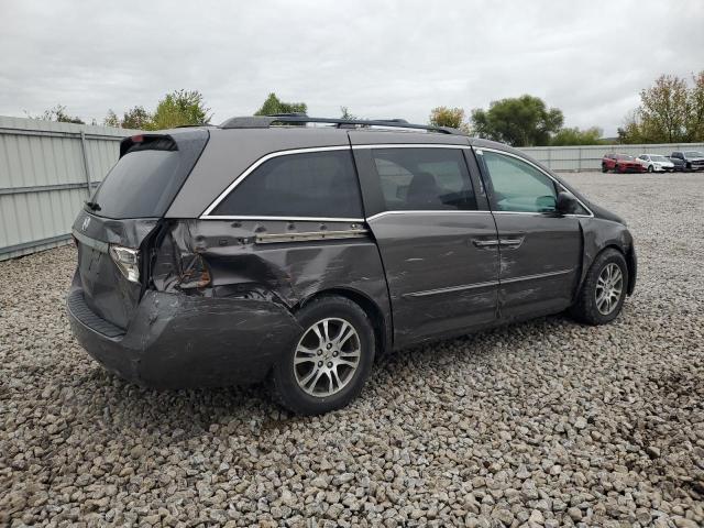 5FNRL5H68CB051711 - 2012 HONDA ODYSSEY EXL GRAY photo 3