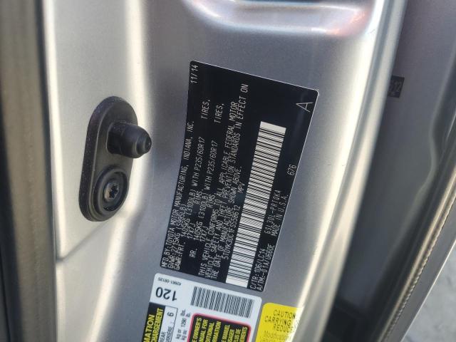 5TDYK3DC1FS558612 - 2015 TOYOTA SIENNA XLE SILVER photo 13