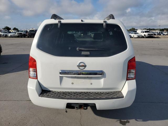5N1AR18U69C617482 - 2009 NISSAN PATHFINDER S WHITE photo 6