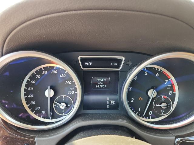 4JGDF6EE9FA515665 - 2015 MERZ GL 450 4MATIC WHITE photo 9