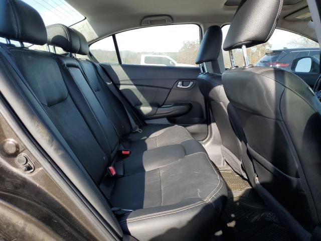 19XFB2F98DE228539 - 2013 HONDA CIVIC EXL ნაცრისფერი ფოტო 10