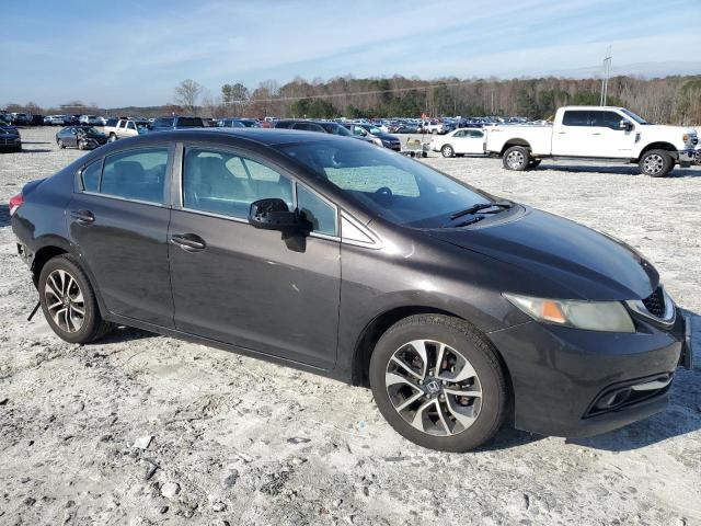 19XFB2F98DE228539 - 2013 HONDA CIVIC EXL ნაცრისფერი ფოტო 4