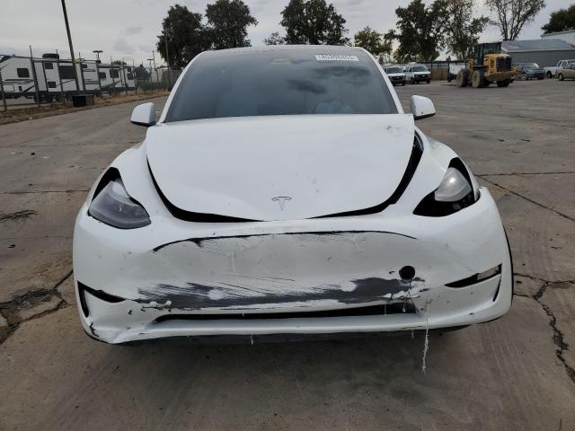 7SAYGAEE6SF248950 - 2025 TESLA MODEL Y WHITE photo 5