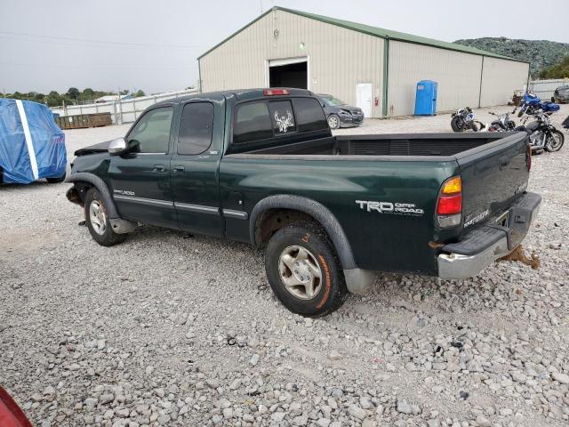 5TBBT44142S240526 - 2002 TOYOTA TUNDRA ACCESS CAB GREEN photo 2
