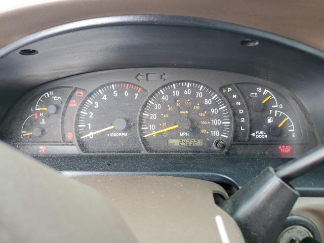 5TBBT44142S240526 - 2002 TOYOTA TUNDRA ACCESS CAB GREEN photo 9