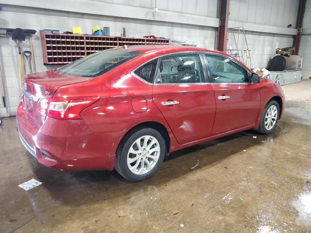 3N1AB7AP4JY284844 - 2018 NISSAN SENTRA S RED photo 3