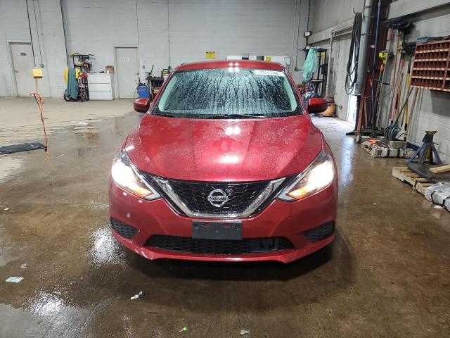 3N1AB7AP4JY284844 - 2018 NISSAN SENTRA S RED photo 5