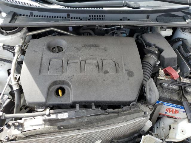 2T1BURHE7KC171774 - 2019 TOYOTA COROLLA L WHITE photo 11