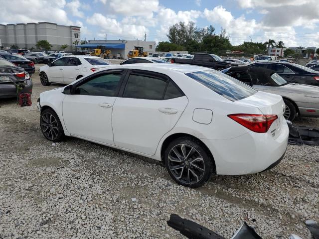 2T1BURHE7KC171774 - 2019 TOYOTA COROLLA L WHITE photo 2