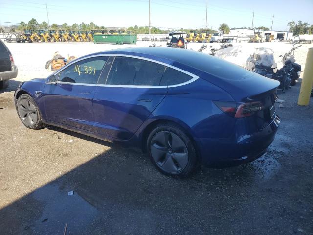5YJ3E1EC7LF602004 - 2020 TESLA MODEL 3 أزرق صورة 2
