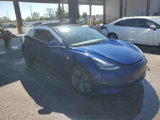 5YJ3E1EC7LF602004 - 2020 TESLA MODEL 3 أزرق صورة 4