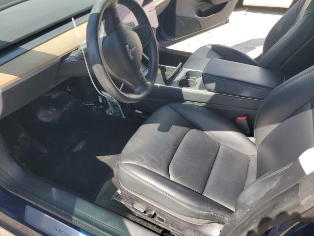 5YJ3E1EC7LF602004 - 2020 TESLA MODEL 3 أزرق صورة 7