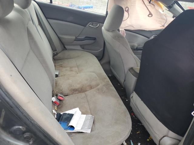 2HGFB2F55CH599675 - 2012 HONDA CIVIC LX BLACK photo 10