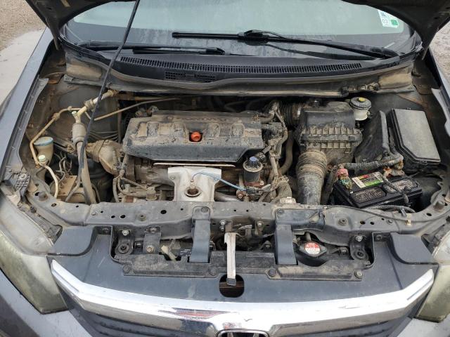 2HGFB2F55CH599675 - 2012 HONDA CIVIC LX BLACK photo 11