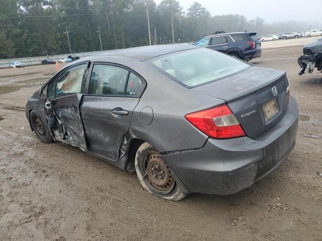 2HGFB2F55CH599675 - 2012 HONDA CIVIC LX BLACK photo 2