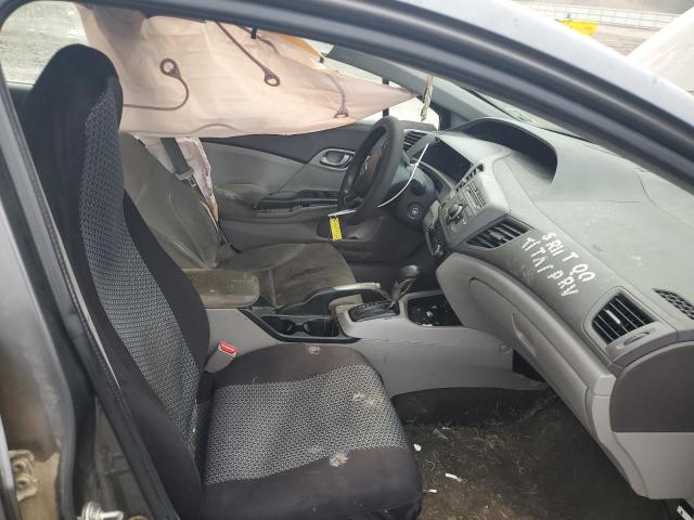 2HGFB2F55CH599675 - 2012 HONDA CIVIC LX BLACK photo 7