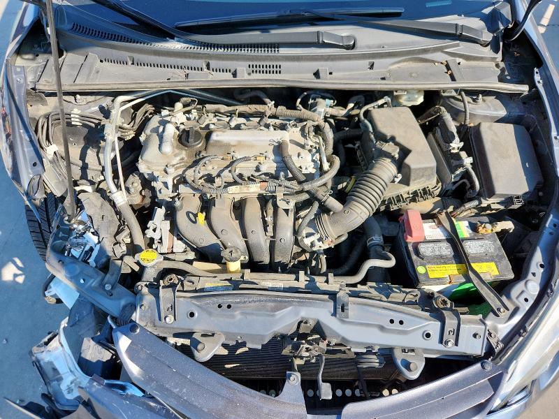 2T1BURHE9FC319350 - 2015 TOYOTA COROLLA L GRAY photo 11