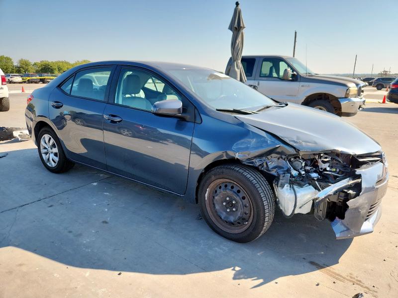 2T1BURHE9FC319350 - 2015 TOYOTA COROLLA L GRAY photo 4