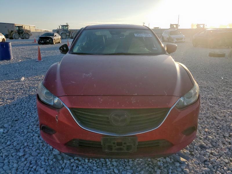 JM1GL1V58H1148015 - 2017 MAZDA 6 TOURING Қызыл фото 5