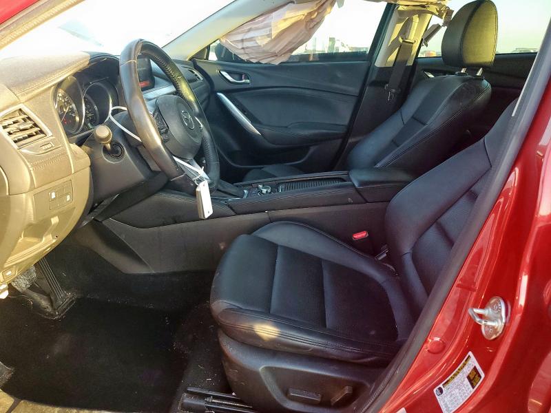 JM1GL1V58H1148015 - 2017 MAZDA 6 TOURING Қызыл фото 7