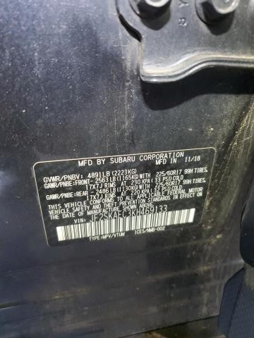 JF2SKAEC3KH469133 - 2019 SUBARU FORESTER PREMIUM فحمي صورة 13