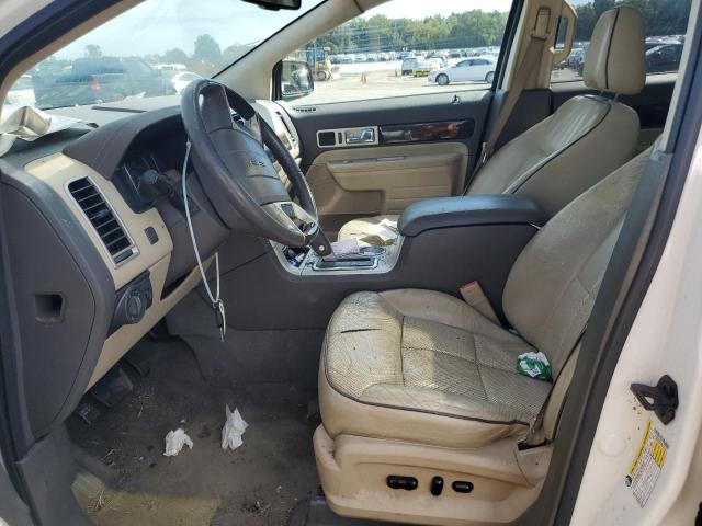 2LMDU88C58BJ39165 - 2008 LINCOLN MKX WHITE photo 7