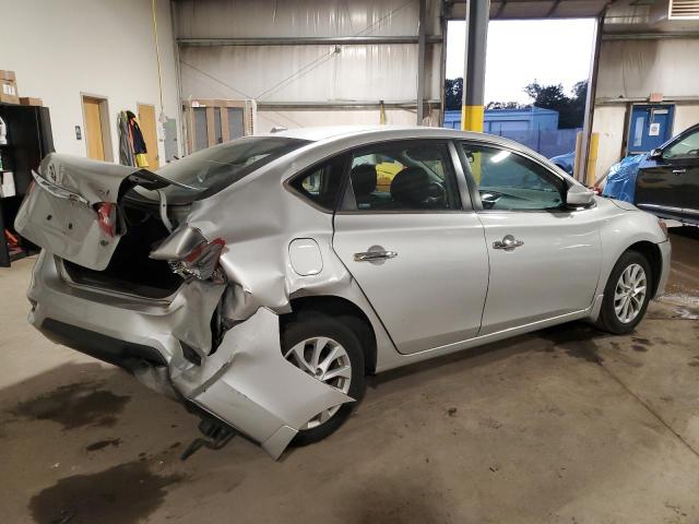 3N1AB7AP5KY391628 - 2019 NISSAN SENTRA S SILVER photo 3