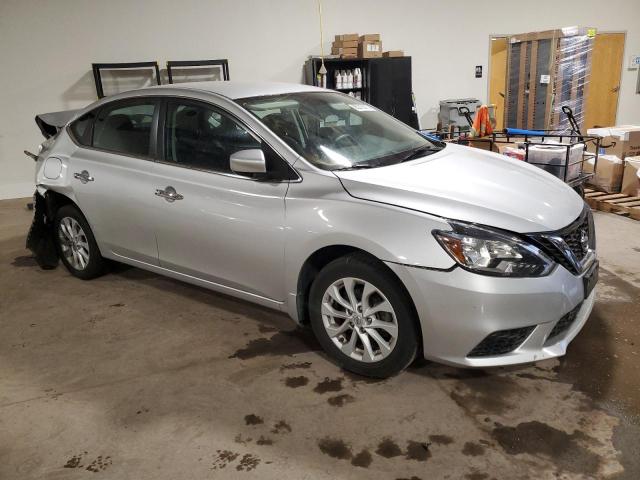 3N1AB7AP5KY391628 - 2019 NISSAN SENTRA S SILVER photo 4