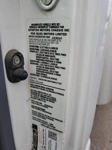 54DC4W1B4FS801723 - 2015 ISUZU NPR HD WHITE photo 12