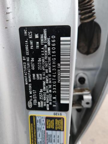 5XXGT4L3XHG160660 - 2017 KIA OPTIMA LX SILVER photo 12