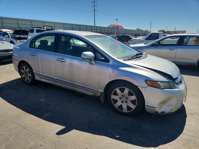 1HGFA15557L122591 - 2007 HONDA CIVIC LX SILVER photo 4