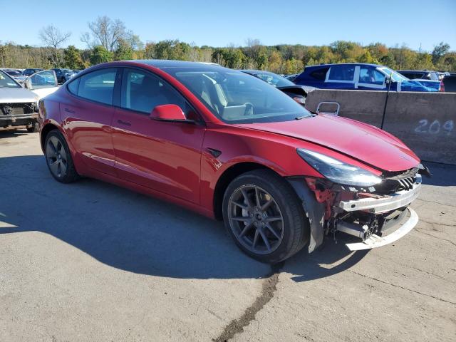 5YJ3E1EB6PF463853 - 2023 TESLA MODEL 3 أحمر صورة 4