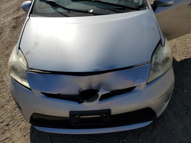 JTDKN3DU7C1531171 - 2012 TOYOTA PRIUS SILVER photo 11