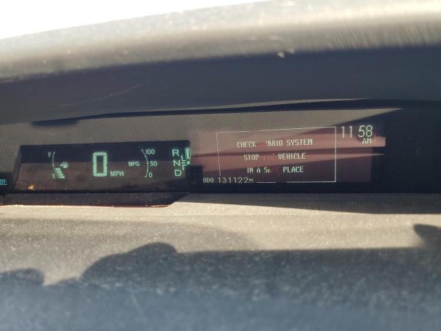 JTDKN3DU7C1531171 - 2012 TOYOTA PRIUS SILVER photo 9