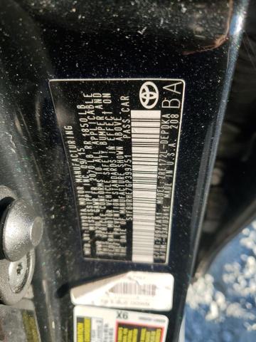 5YFBURHE7GP399751 - 2016 TOYOTA COROLLA L BLACK photo 12