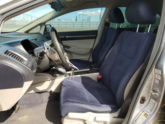 JHMFA36207S009666 - 2007 HONDA CIVIC HYBRID SILVER photo 7