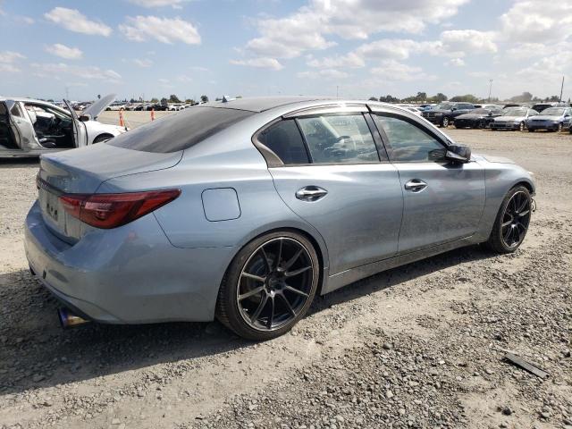 JN1EV7AP5JM356906 - 2018 INFINITI Q50 LUXE BLUE photo 3