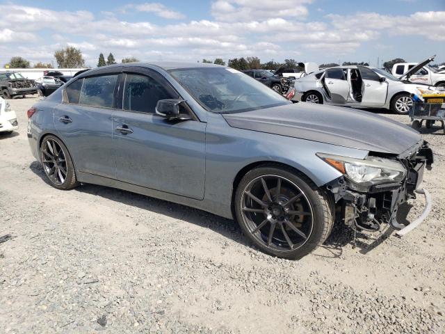 JN1EV7AP5JM356906 - 2018 INFINITI Q50 LUXE BLUE photo 4