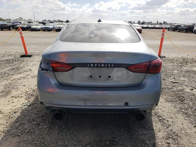 JN1EV7AP5JM356906 - 2018 INFINITI Q50 LUXE BLUE photo 6