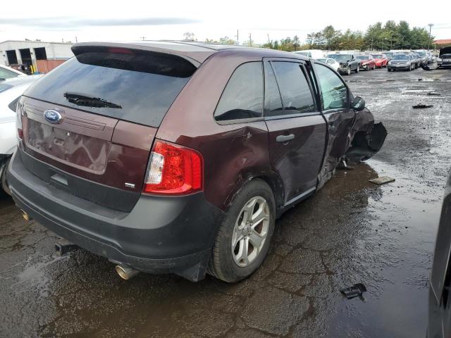 2FMDK4GC1CBA83357 - 2012 FORD EDGE SE BURGUNDY photo 3