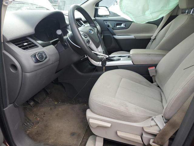 2FMDK4GC1CBA83357 - 2012 FORD EDGE SE BURGUNDY photo 7
