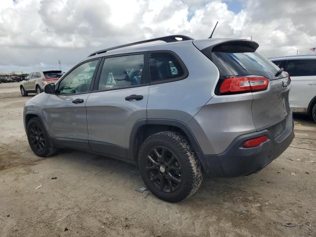 1C4PJLAB8FW660693 - 2015 JEEP CHEROKEE SPORT Серый фото 2