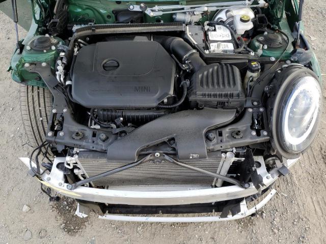 WMW33DK05N2P56909 - 2022 MINI COOPER GREEN photo 11