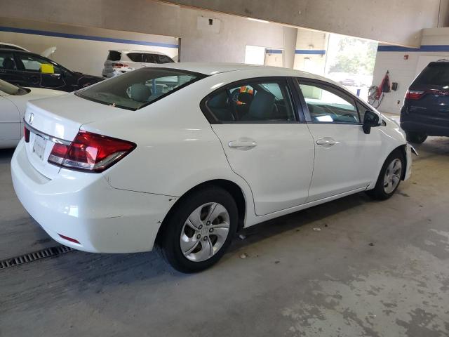 19XFB2F55FE029660 - 2015 HONDA CIVIC LX WHITE photo 3