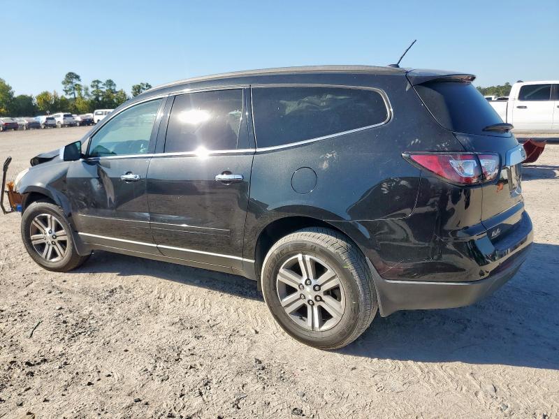 1GNKRGKD8FJ229169 - 2015 CHEVROLET TRAVERSE LT BLACK photo 2