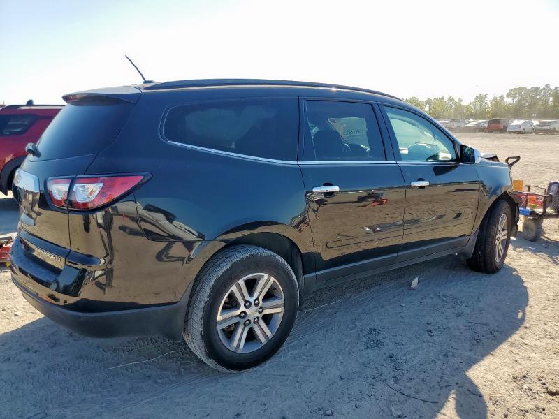 1GNKRGKD8FJ229169 - 2015 CHEVROLET TRAVERSE LT BLACK photo 3