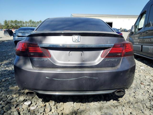1HGCR2F56FA270548 - 2015 HONDA ACCORD SPORT GRAY photo 6